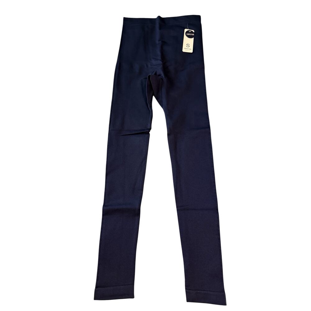 Empetua High Waisted Shaping Full Length Leggings Size Small Navy Blue NEW Women - Picture 3 of 6